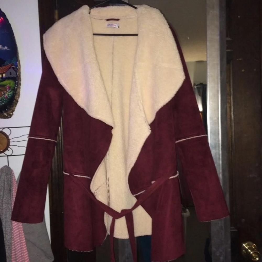 Sherpa & Faux Suede Jacket